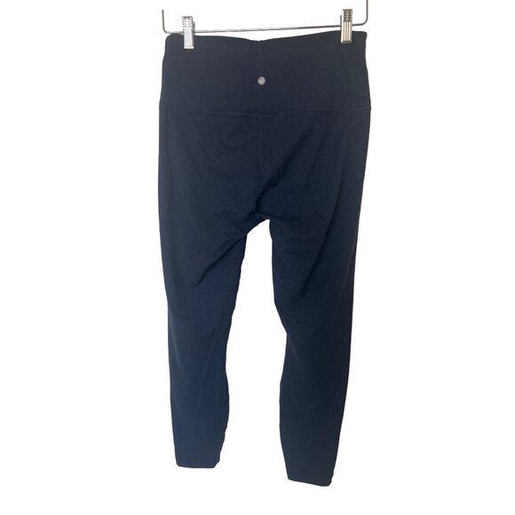 Yogalicious Lux Navy Spacedye Leggings - Picture 3 of 3